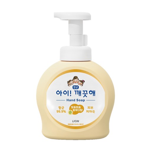 Akkaekkeuthae Hanggyun Pom Hand Sop Sun Bosongbosong Powder Scent , 490 ml, 1 Pack (아깨끗해 항균 폼 솝 순 보송보송)