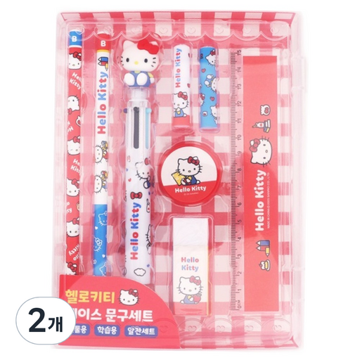 Sanrio Kaerikteo Keseu Mungu Set , 2 Pack (산리오 캐릭터 케스 문구)