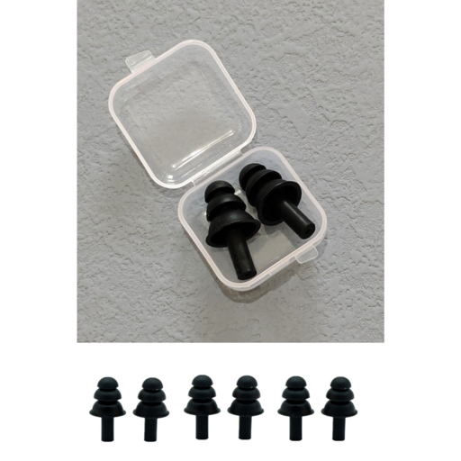 Ranoukeu Soft and Soft Mulnol Soeum Gwima Pack , 10 Pack , Black (라노우크 물놀 소음 귀마)