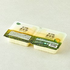 Clear Water Organic Injeung Village Tofu , 300 g, 2 Pack (맑은물에 유기농 인증 촌두부, 300g, 2입)