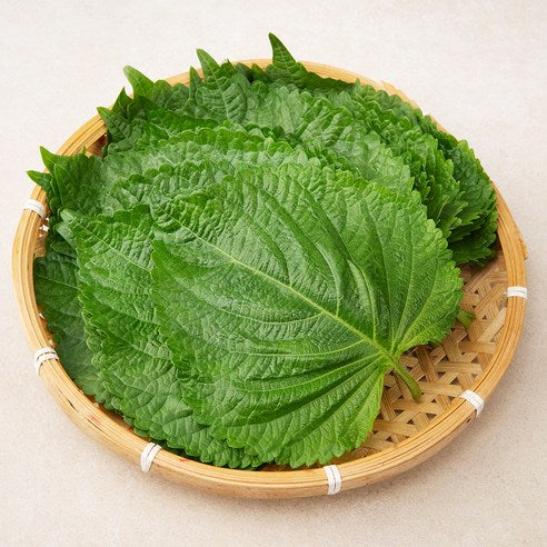 Pack Miryang Perilla Leaves , 100 g, 1 Pack ([팩] 밀양 깻잎, 100g, 1팩)