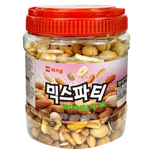 Meogeobon Mikseupati Mikseuneot , 800 g, 1 Pack (머거본 믹스파티 믹스넛, 800g, 1개)