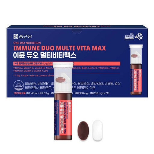 Types Geundang Myun Dyuo Multi Bita MAC Seu , 7 Hoebun , 1 Pack (근당 뮨 듀오 비타 스 회분)