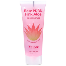 Yeppeuri ROSE PDRN Pink Al Soothing Gel 200 ml, 1 Pack , 200 g (예쁘리 ROSE PDRN 핑크 알로에 수딩 젤 200ml, 1개, 200g)