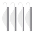 Komet Hom Yoksil Mulgijegeo Mini Hand Seukwiji , 4 Pack , White (코멧 홈 욕실 물기제거 스퀴지)