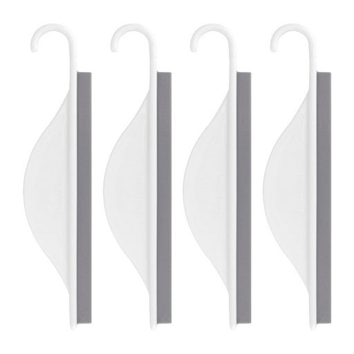 Komet Hom Yoksil Mulgijegeo Mini Hand Seukwiji , 4 Pack , White (코멧 홈 욕실 물기제거 스퀴지)
