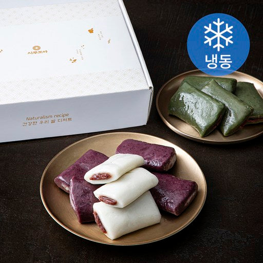 Sirujoa 3 Saek Angkkojeolpyeon Seonmul Set 30 Pack ( Frozen ), 1 Set (시루조아 색 앙꼬절편 선물)