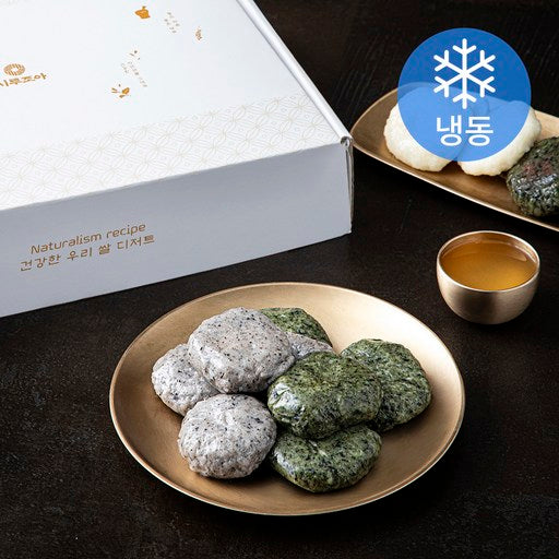 Sirujoa 4 Types Rice Al Glutinous Rice Rice Cake Seonmul Set 24 Pack ( Frozen ), 1 Set (시루조아 알 선물)