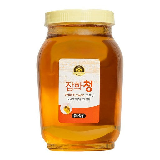 Heoni Beol Honey Japhwacheong Large Size , 1 Pack , 2.4 kg (허니 벌 잡화청)
