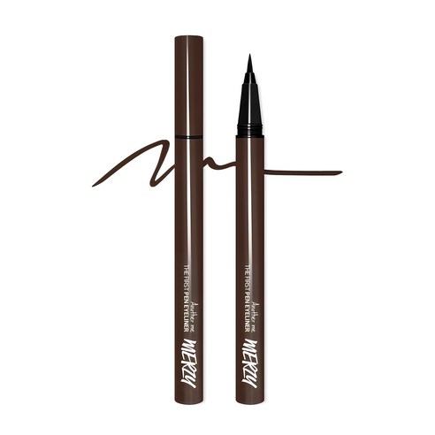 Meoji Deo Peoseuteu Pen Eyeliner 0.5 g, Beurauni , 1 Pack (머지 더 퍼스트 펜 아이라이너 0.5g, 브라우니, 1개)