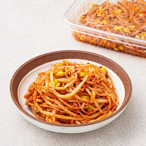 Siktakwisagye Nokseon Sheets Kom Soybean Sprouts Muchim , 210 g, 1 Pack (식탁위사계 녹선 콤 무침)