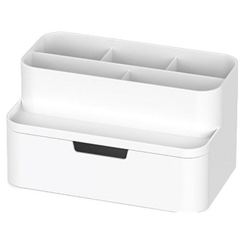 Siseu MAC Seu Olrio Deseukeu Ogeonajeo , White , 1 Pack (시스맥스 올리오 데스크 오거나이저, 화이트, 1개)