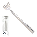 Balkeunribing 5 Dan Jeopsik Hyudaeyong Seuteinriseu Hyojason , 2 Pack (밝은리빙 단 접식 휴대용 스테인리스 효자손)