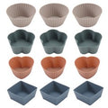 Selrektuyu Silrikon Beking Meopin Cup 12 P, Honhap Color , 1 Set (셀렉투유 실리콘 베이킹 머핀컵 12P, 혼합색상, 1세트)