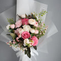 Mori & Johwa Saranghagittaemun Binukkotdabal , Pink + Peach , 1 Pack (모리 조화 사랑하기때문 비누꽃다발)