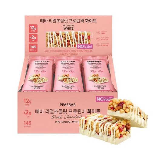 Jesyu Peutinba Ppaeba Rieolchokolrit Peutinba White , 360 g, 1 Pack (제슈 프틴바 빼바 리얼초콜릿)