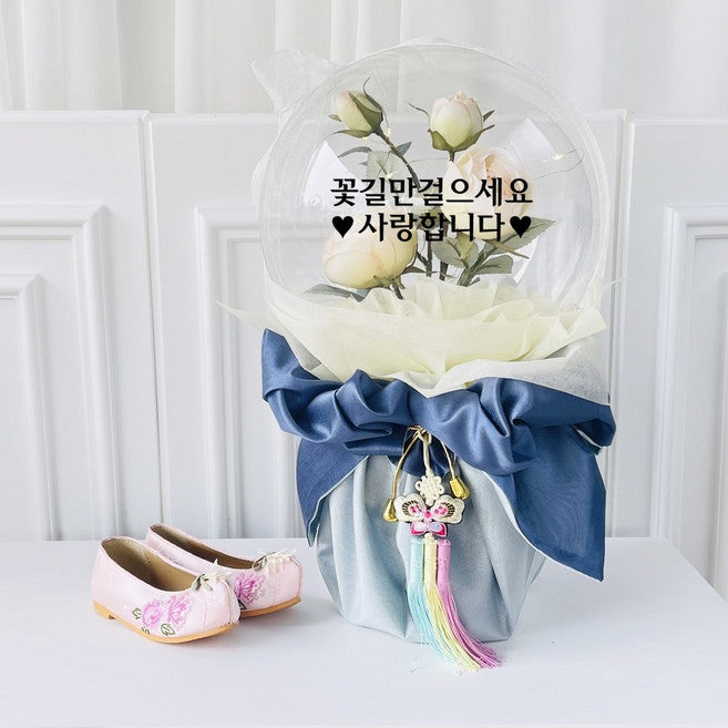 Reobeulripam Teojiji Anh Sheets Jik Kkotpungseon Bojagihyeong Dongbaek Rose 25 cm + LED Jomyeong + Yongdonholdeo 10 p + Yongdonbinil 30 p + (러블리팜 터지지 않 직 꽃풍선 보자기형 동백 조명 용돈홀더 용돈비닐 노리 쇼핑백 레터링 지 어버날 아보리)