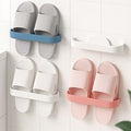 Reinjisyap Kkalkkeum Jeopchaksik Yoksil Jeonyong Seulripeo Stand , White , 2 Pack (레인지샵 깔끔한 접착식 욕실 전용 슬리퍼 거치대, 화이트, 2개)