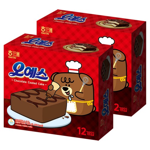 Haitai Je Oyeseu , 360 g, 2 Pack (제 오예스)