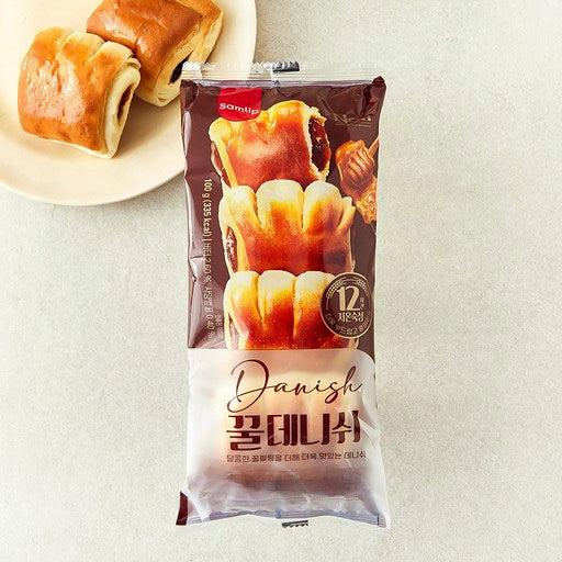 Samrip Honey Deniswi , 100 g, 1 Pack , 1 Pack (삼립 데니쉬)