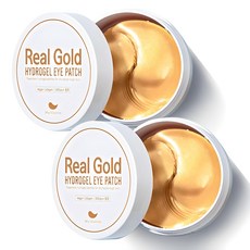 Peureti Rieol Gold Hadeugel Apaechi , 60 Pack , 2 Pack (프레티 리얼 골드 하이드로겔 아이패치, 60개입, 2개)