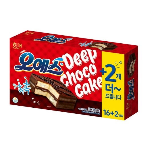 Haitai Je Oyeseu 16 + 2, 540 g, 1 Pack (제 오예스)
