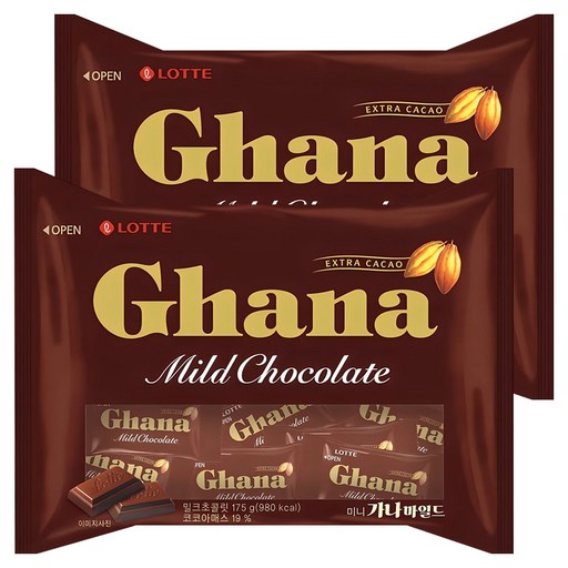 Na Madeu Chokolrit Mini , 175 g, 2 Pack (나 마드 초콜릿)