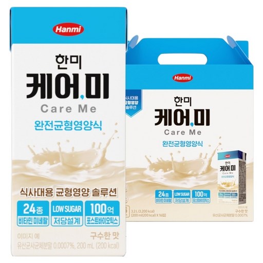 Mihelseu Care Mi Gyunhyeong Nutrition Sik , 200 ml, 16 Pack (미헬스 미 균형 식)