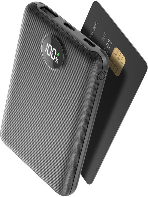 UOOFON Gosok Charging Mini Bojo Pear Teori 10000 mAh PD 22.5 W QC 3.0 LED Janryangpyosi Packets Ket Portable +20 W USB-C Cable , Black , N 2 (UOOFON 고속충전 미니 보조배터리 10000mAh PD 22.5W QC3.0 LED 잔량표시 포켓 휴대용+20W C타입 케이블, 블랙, N2)