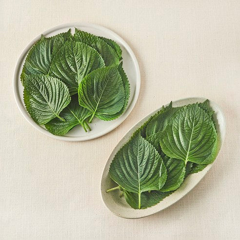 Domestic Eco-friendly Perilla Leaves , 100 g, 1 Pack (국내산 친환경 깻잎, 100g, 1개)