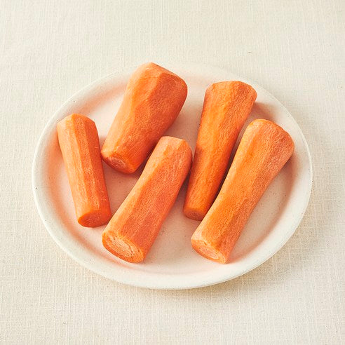 Domestic Eco-friendly Kkandanggeun , 500 g, 1 Pack (국내산 친환경 깐당근, 500g, 1개)