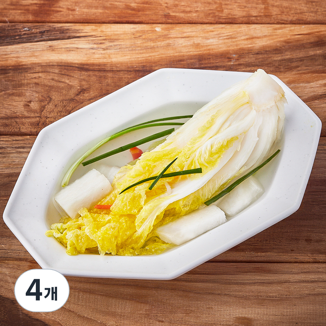 Geumja Baek Kimchi , 1 kg, 4 Pack (금자 백)