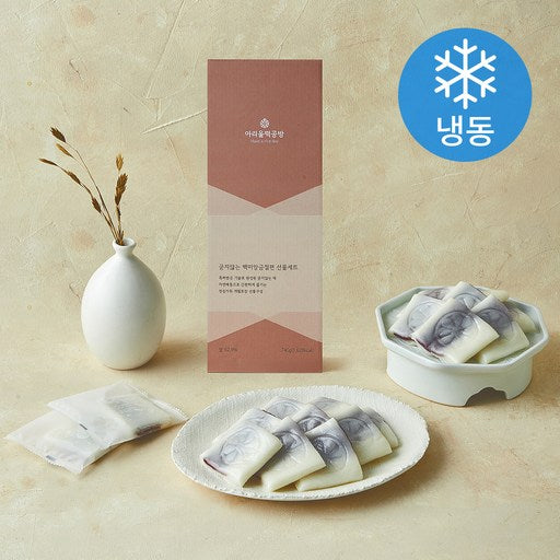Ariul Rice Cake Gongbang White Rice Anggeumjeolpyeon 20 Pack Seonmul Set ( Frozen ), 740 g, 1 Pack (아리울 공방 앙금절편 선물)
