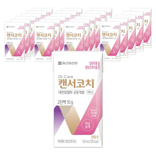Chong Kun Dang Dakteo Care Cans Seokochi Mini Amhwanja Nutrition Sik , 125 ml, 24 Pack (닥터 서코치 암환자 식)