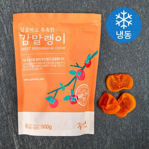Persimmon Miin Dalkomhago Moist Persimmon Malraeng , 500 g, 1 Pack (감미인 달콤하고 촉촉한 감말랭이, 500g, 1개)