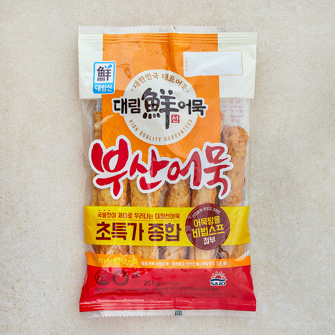 Daerimseon Busan Fish Cake Cho Types Hap , 251 g, 1 Pack (대림선 부산 초 합)