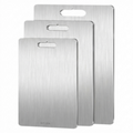 Yupihaepi Kaljipnajianh Hanggyun Sanitary Stainless Ma , 1 Pack , Yupi Silver (유피해피 칼집나지않는 항균 위생 스텐도마, 1개, 유피 실버)