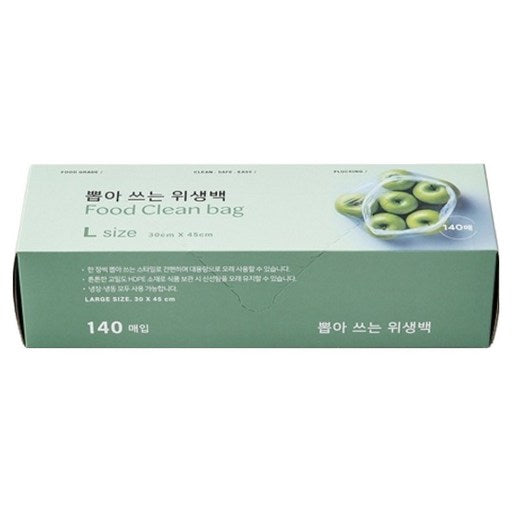 Modeonhauseu Deri Ppopasseu Sanitary Baek 30 cm x 45 cm, Dae (L), 140 Pack , 1 Pack (모던하우스 데리 뽑아쓰 백 대)