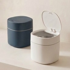 Pureunsupsalrim Wonteochi Mini Hyuji Whole , White (푸른숲살림 원터치 미니 휴지통, 화이트)
