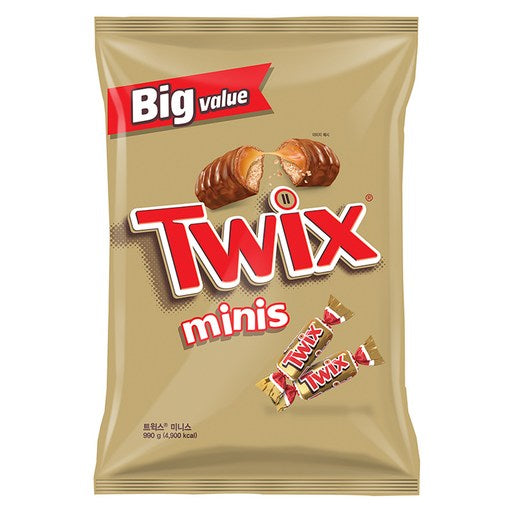 Teuwikseu Mini Seu Chokoba , 990 g, 1 Pack (트윅스 스 초코바)
