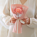 Senteubaseuket Binukkot Peurijeobeudeu An Pack Mikseu Song Rose Kkotdabal , Pink , 1 Pack (센트바스켓 비누꽃 프리저브드 안 믹스 송 꽃다발)