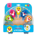 Pinokio Pingkeupong Baby Sangeo Sonrak Inhyeong Bath Nolwangu , Norangoe , 1 Pack (피노키오 핑크퐁 상어 손락 인형 놀완구 노랑외)