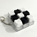 Sinseudeu Goyang Kibodeukiring Yeolsoegori Kikaepkiring 9 Gu , 1 Pack , Black White (신스드 고양 키보드키링 열쇠고리 키캡키링 구)