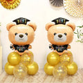 Joleoppungseongidung ( Joleophaksamo Riteulgomdol ) Gold Keonpeti 2 Pack Set , 1 Pack (졸업풍선기둥(졸업학사모 리틀곰돌이) 골드컨페티 2개세트, 1개)