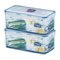 Rak & Rak Keulraesik Large Size Pa Whole Milpyeyonggi , 2 Pack , 3.4 L (락앤락 클래식 대용량 파통 밀폐용기, 2개, 3.4L)