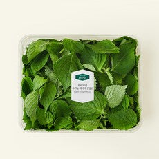 Organic Baby Perilla Leaves Sun , 150 g, 1 Pack (프리미엄 유기농 베이비 깻잎순, 150g, 1개)