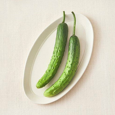 Organic Cucumber 2 Pack Pack , 1 Pack (유기농 오이 2개입, 1팩)