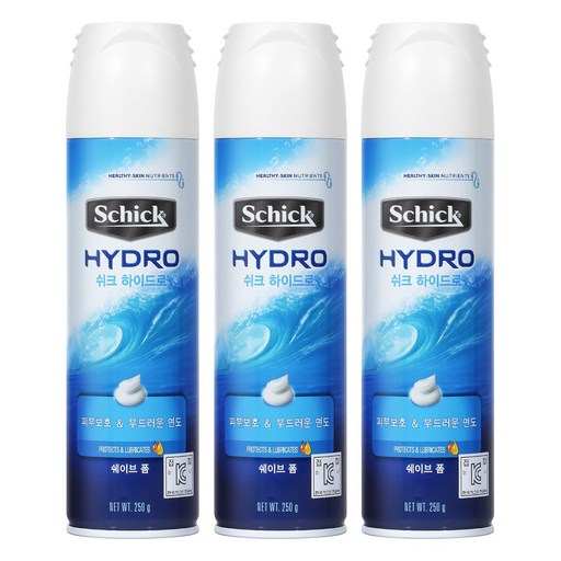 Swikeu Hadeu Swebeu Foam , 250 g, 3 Pack (쉬크 하드 쉐브)