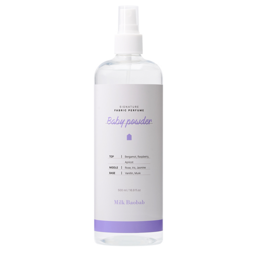 Milkeubao Rice Signature Seomyu Scent Su , 500 ml, 1 Pack , Baby Powder (밀크바오 섬유 수)