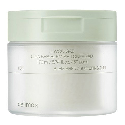 Selri MAC Seu Jiu Pack Sika Baha Blemish Toner Paedeu 170 ml, 60 Sheets Pack , 1 Pack (셀리맥스 지우개 시카 바하 블레미쉬 토너 패드 170ml, 60매입, 1개)